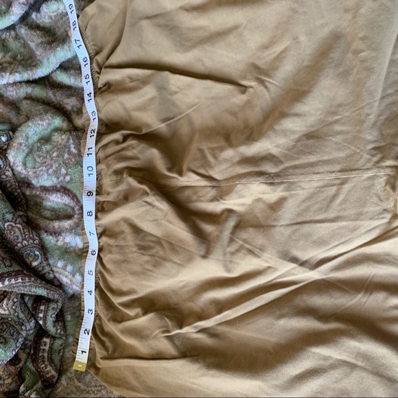 Olive/tan embroidery leggings size 2X - Picture 4 of 4